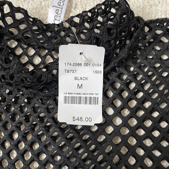 NEW Mesh crop top, M boutique - Picture 2 of 2